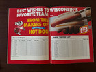 1989 Gameday Program Magazine - Ncaa Basketball - Wisconsin Badgers Vs Illinois