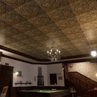 Vintage Pattern Tin Ceiling Tiles Emboss Interior Wall Panel For Cafe Pl88 10pcs