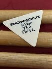 1992 Bon Jovi Alec John Such Guitar Pick   Tico Torres Drum Stick  2 Extra  