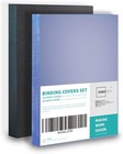 200 Pack Binding Covers And Backs Set  8 5 X 11 Inches  100 Clear Pvc 8mil  1   