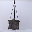 Antique Art Nouveau Deco G-silver Mesh Purse Handbag Victorian Chain