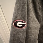 Nike Georgia Bulldogs Football Playoff Quarter Zip Gray Men s S Staff Issued