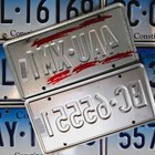 Bulk Lot  20 Connecticut  License Plates     free         W  Random Letters     s