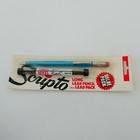 Vtg Scripto Long Lead Pencil   Lead Pack B319 Nos Blue Clear 1980s New