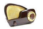 Vintage 1949 Philco Boomerang Jetsons Atomic Mid Century Old Parts Set Radio
