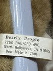 Bearly People Brown Teddy Bear Doll  Floral Dress Hat Bunny In A Basket  90s New