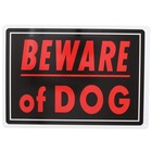 Beware Of Dog Sign 10  X 14  Heavy Duty Aluminum Warning Sign