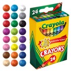 24ct Kids Crayons Elementary Classroom Art Supply Coloring Gift For Ages 3and Up