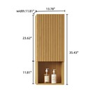 Bathroom Wall Mounted Cabinet Narrow Storage Cabinet W Door Shelves