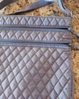 Vera Bradley Carbon Gray Quilted Trio Zip Hipster Bag Purse Nwt Rfid Wallet Incl