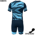 Men Triathlon Trisuit Cycling Running Swimming Jumpsuit Tri Skinsuit Padded
