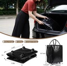 Reusable Hauler Rolling Tote Bag  Collapsible Portable Shopping Cart With Wheels