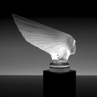 Art Deco   Victoire   Hood Ornament Glass Sculpture 1930  H hoffmann By Lalique