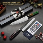 Atumuryou Japanese Chef Knife  8 Inch Japanese Alloy Steel Core  new 