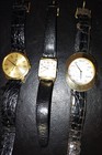 Vintage Watches Bennett 17j  Lg Oval Case Multi Lingual Dial Nivada Gold Plated