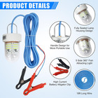 Underwater Fishing Light 80w 12v 40000 Lumens Super Bright Led Submersible Green