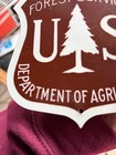 Metal Forest Service U s  Department Of Agriculture Sign