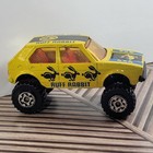 Vintage 1981 Matchbox Romping Rabbit Vw Ruff Rabbit 4x4 Yellow Volkswagen