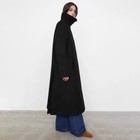 Toteme Womens Cashmere Wool Autumn winter Stand-up Collar Jacket Coat