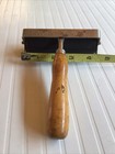 Vintage Brayer Speedball Roller Soft Rubber Wood Handle Hunt Pen Co Camden nj 4   