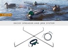Motion Ducks Decoy Spreader   Jerk System For Realistic Waterfowl Hunting