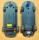 Two 1 32 Scalextric Porsche 911 Complete Slot Car Chassis - One W  Lights