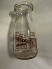 Vintage Borden   s Glass Half Pint Milk Bottle