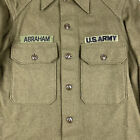 Vintage Us Army Field Shirt Mens Small Wool Green Og 108 50s Korean War Military