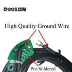 3 6 Ft Technics 1200 1210 Gold Tip Shielded Rcas Stock Rca Pcb Board   Gnd Wire