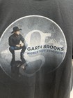 Vintage Garth Brooks T-shirt Men s Black World Tour 2014 - 2016 Concert Size L