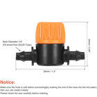 20pcs Hose Valve Garden Tap Connectors For Drip Irrigation System  4 7mm Water F