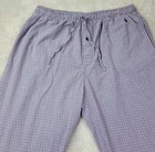 Polo Ralph Lauren Lounge Pants Mens Medium Blue Red Plaid Sleepwear Pajamas Pjs