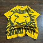 The Lion King Broadway Musical Mustard Yellow Graphic T-shirt Size S Haiti