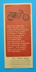 Vintage Original 1970 Harley Davidson Xlch Sportster Brochure Motorcycle