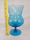 Vintage Blue Glass Vase