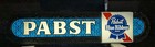 Vintage Pabst Blue Ribbon Beer Bar Light 1950s Antique Beer Sign     Old Works Big