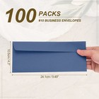 100 Pack Dark Blue  10 Business Envelopes  Letter Size Envelopes