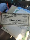 Rare Virginia City Comstock Lode  Nv Mining Stock Certificates