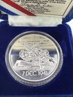 Pearl Harbor Uss Arizona Commemorative 999 Silver 1oz Coin W  Box Coa