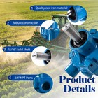 New For Hypro Cast Iron 8 Roller Pump  3 4  Npt  22 5 Gpm - 7560c