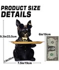 French Bulldog Gifts Statue Tray Organizer For Keys  Candy  Jewelry  Earrings   