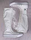 Converse Chuck Taylor Xxhi Womens 9 White Knee High Sneakers New