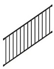 Westbury Tuscany 6 Ft X 36 In Black Aluminum Rail Kit For Stairway Railing Deck