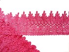  5 Yards Hot Pink Lace Edge Trim Wedding Applique Diy Sewing Crafts width 3 5 