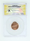 2000 1c Mint Error Anacs Dbl Struck 2nd Strike 95  Off Center Ms65 Red