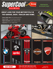 Supercool Indian  Moto Mats - Rubber Type Pvc Backing