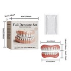 Full Denture Fake Teeth User Friendly Natural Safe Professional False Teeth Set