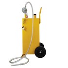 30 Gallon Portable Gas Fuel Diesel Caddy Transfer Tank W  Rotary Pump