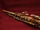 Vintage 1927 Conn New Wonder Ii  chu Berry  Gold Plated Soprano Saxophone
