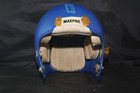 Vtg 1986 Game Used Maxpro Solid Shell Max Pro Adult Football Helmet W Pads Rare